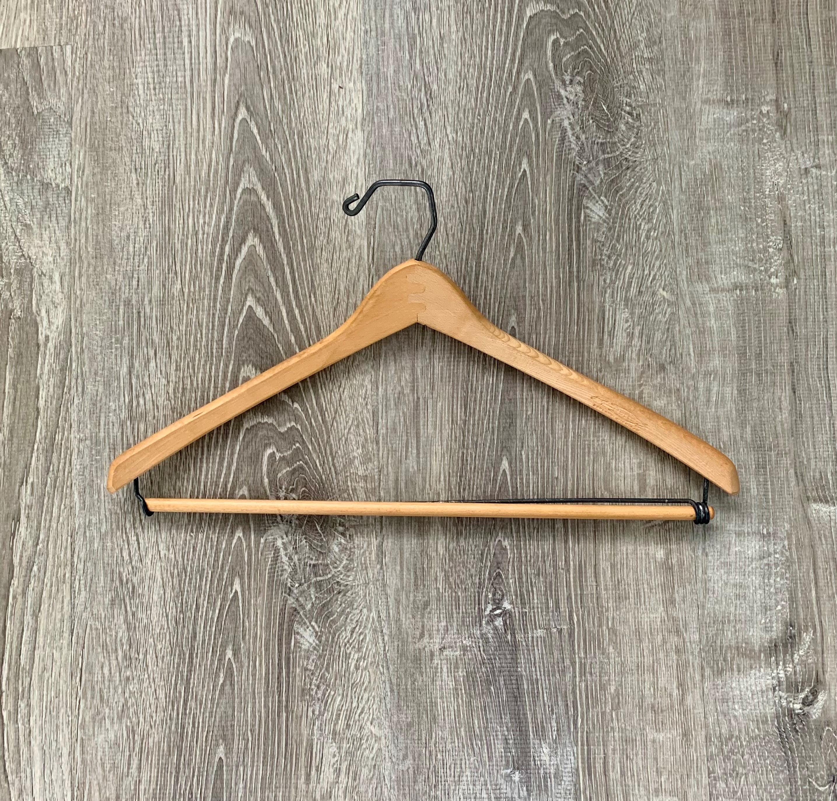 50s vintage wood hanger made in usa　5本 50s vintage wood hanger made in usa 5本 Vintage 50s Wooden