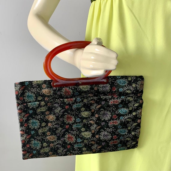 1950s Lady's Pride Tote Purse . Vintage 50s 60s B… - image 1