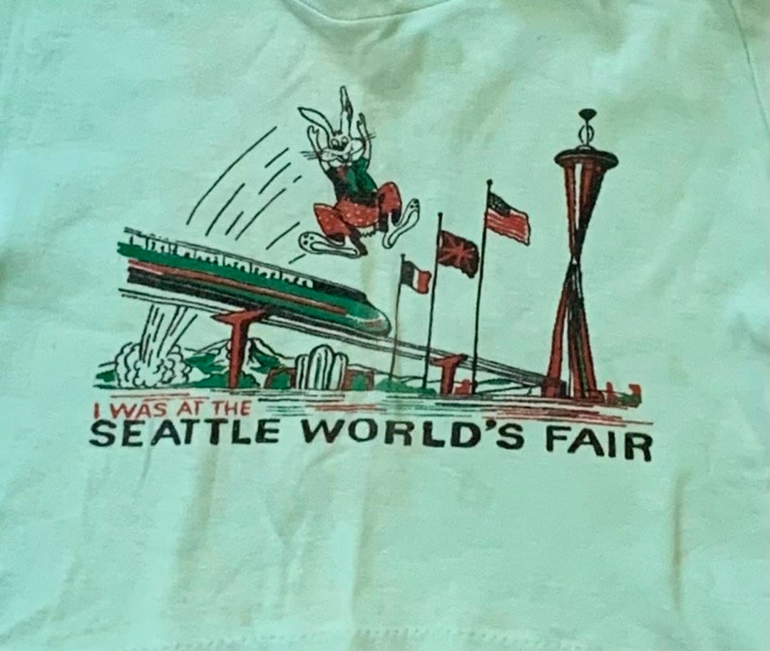 1962 RARE Original Worlds Fair SEATTLE WA Baby Toddlers Gender Neutral Green Cotton Graphic T Shirt . Vintage 1960s Childs Shirt . Size 2 - Etsy 1962 RARE Original Worlds Fair SEATTLE WA Baby Toddlers Gender Neutral Green Cotton Graphic T Shirt . Vintage 1960s Childs Shirt . Size 2 - Etsy