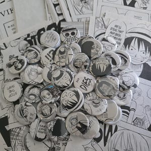 Mystery Manga Pin Pack of 5 --One Piece