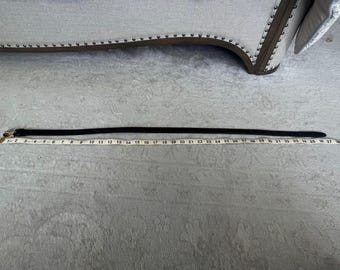 Genuine Snakeskin Snake Skin Belt Women’s Size M Black Silver and Black Buckle