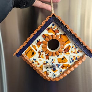 Beautiful Spanish Style Tile Birdhouse