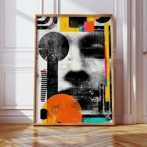 Surreales Bipolarity Art Print, Coole Prints, Pop Art Prints, Wohnkultur, Wandkunst