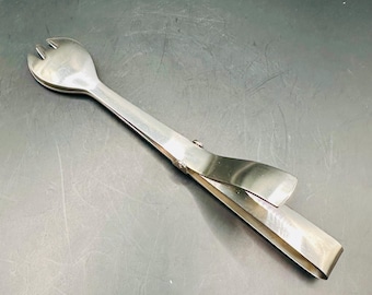 Dansk Salad Tongs, Jens Quistgaard Denmark Stainless Steel, Mid Century Modern