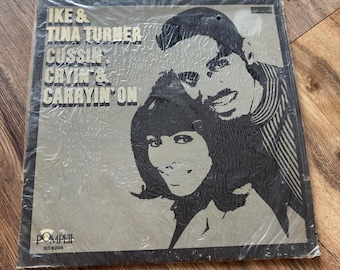 Ike & Tina Turner – Cussin’ Cryin’  Carryin’ On LP 1969 Pompeii Vinyl