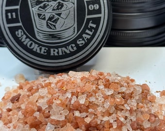 Smoke Ring – Deep Smoked Himalayan Finishing Salt by Urban Ashe (2 oz)