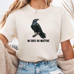 Ni Dieu Ni Maître, Anti-Autoritär Shirt, Anti-Trumpf-Shirt, Kein Gott, kein Meister, Linker-Protest-Shirt, Anarchist-T-Shirt, Anti-Trumpf-T-Shirt