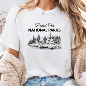 Protect Our National Parks Shirt, National Park Lover Gift, Nature Conservation, Save Our Parks Shirt, Retro Vintage Tee, Nature Enthusiasts