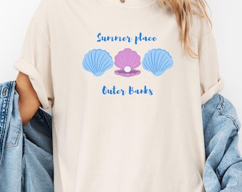 Comfort Colors Outer Banks T-Shirt, Summer Coastal Tee