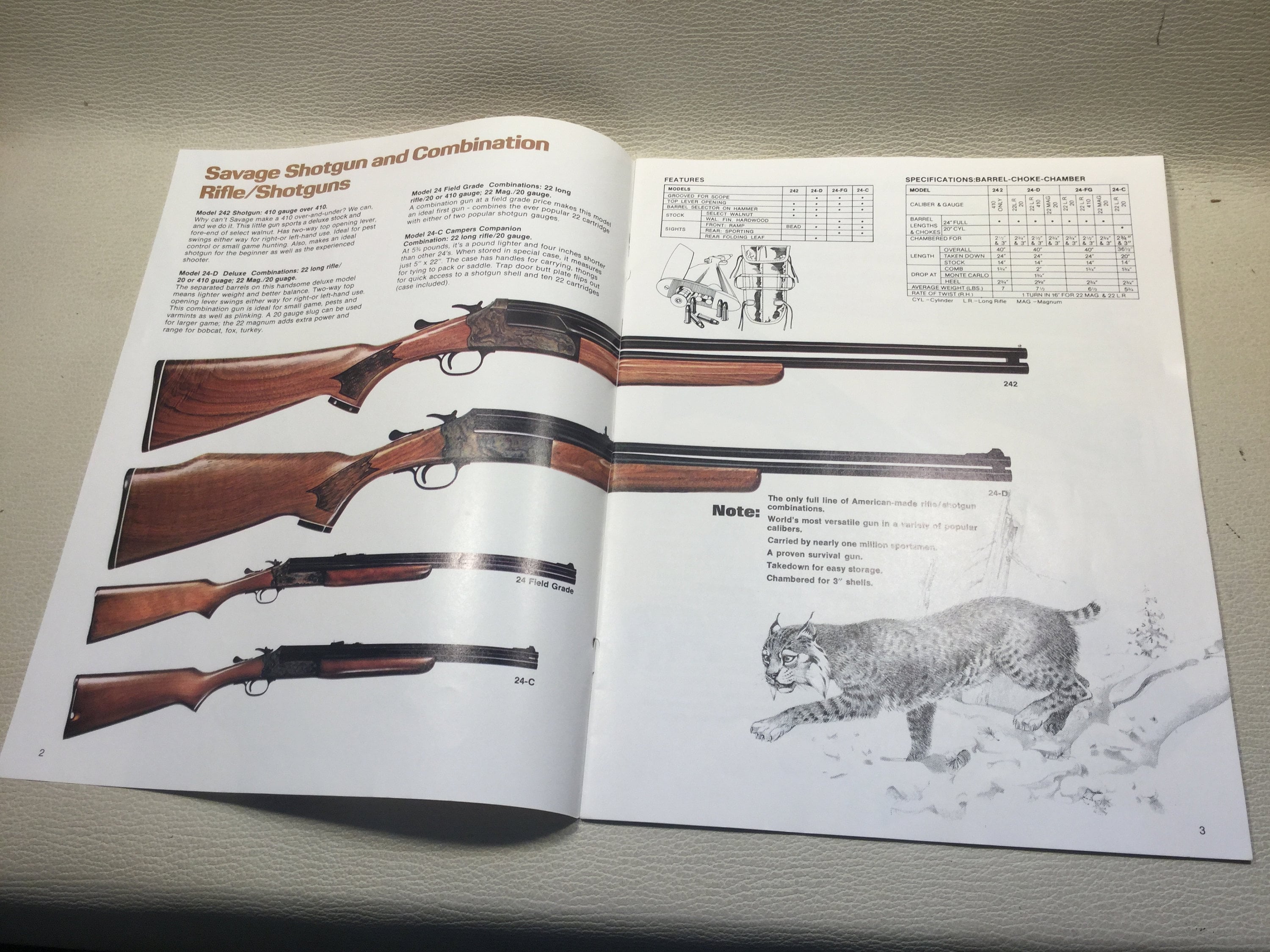 Savage Arms 1979 Catalog / Savage Arms Catalog / Vintage Savage Arms ...