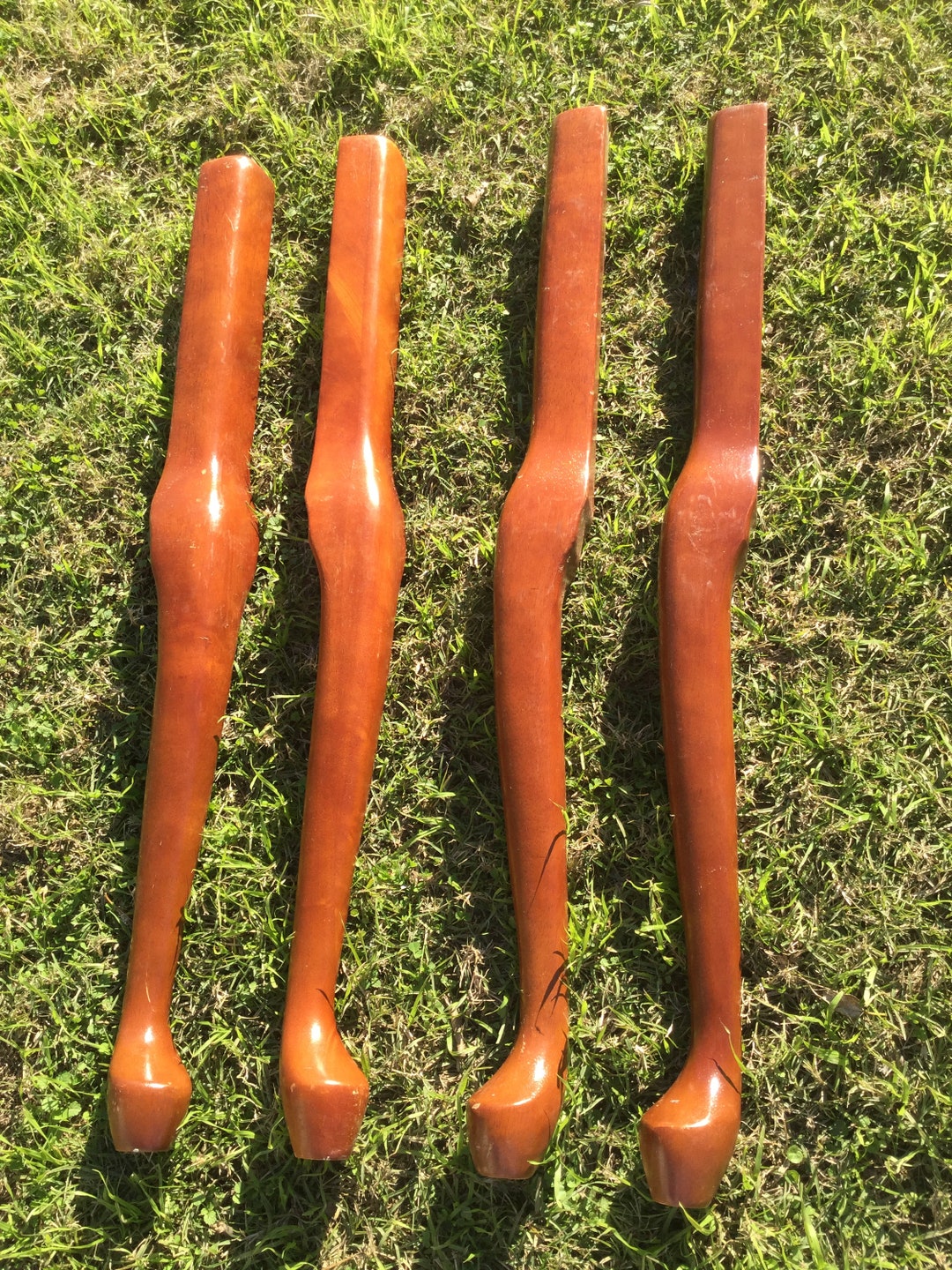 Table Legs / Wood Table Legs / Footed Table Legs / 4 Table Legs / Craft