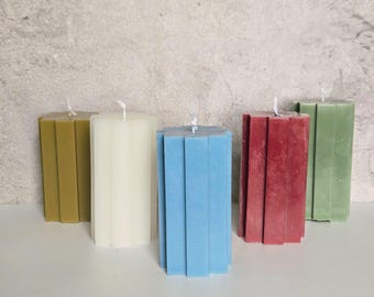 Modern Minimalist Candle Home Decor For Living Room Bedroom Customized Square Candle For Housewarming Gift for Wedding Party Favor