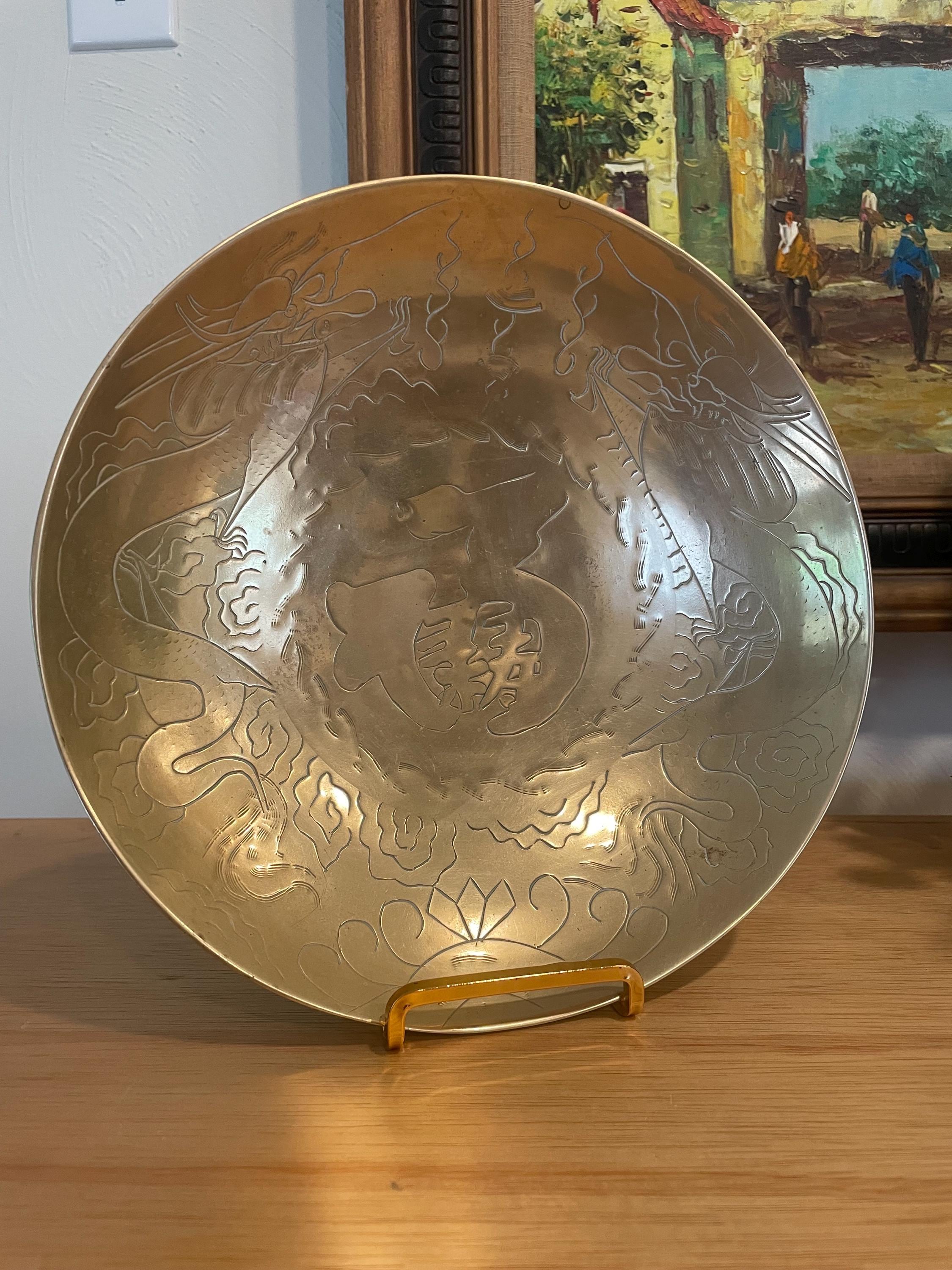 Brass Chinese Bowl - Etsy