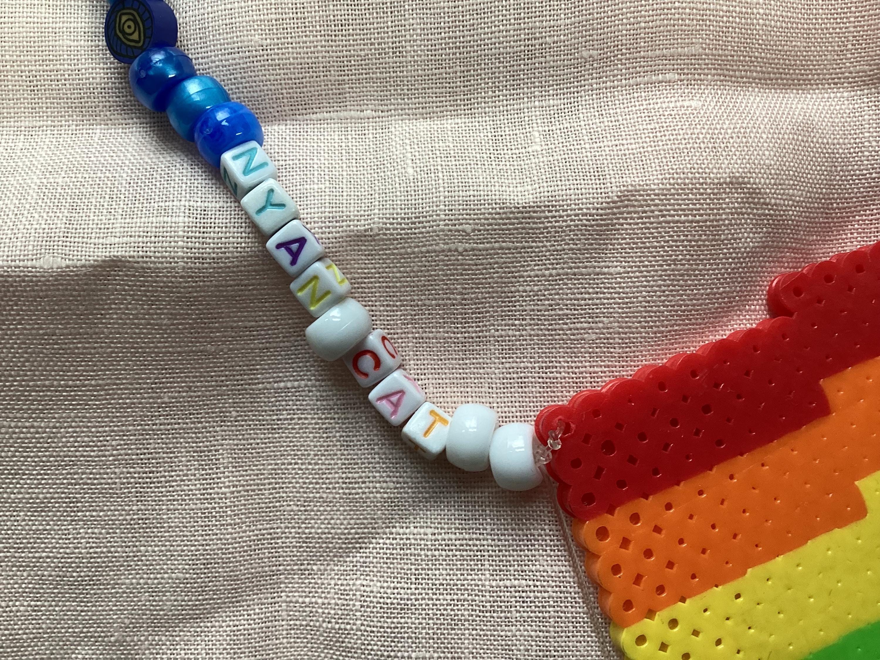 Nyan Cat Kandi Necklace - Etsy