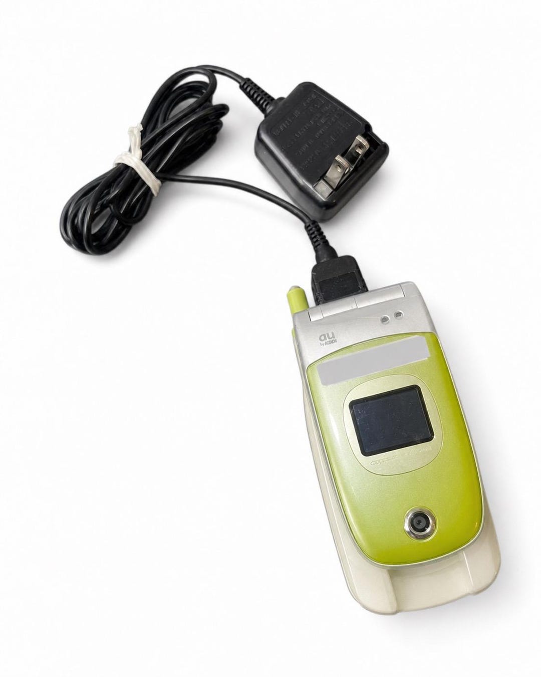 Toshiba A1304TII AU KDDI Flip Phone Green W/ Battery & Charger