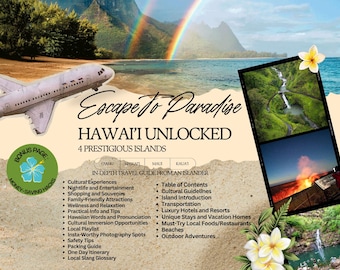 Hawai‘i Travel Guide PDF | Island Tips by a Local | Hidden Gems, Money-Saving Hacks | O‘ahu, Maui, Kaua‘i, Big Island Vacation Planner