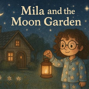 Mila and the Moon Garden - Magical Bedtime Story for Children | UK Digital Download eBook