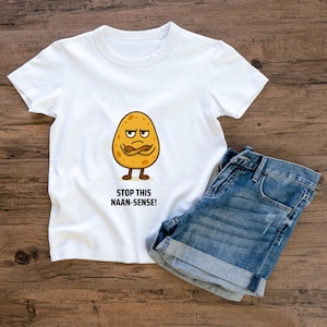 Stop This Naan Sense | Naan Sense Desi Tee | Funny Desi Tees | Unisex Tees