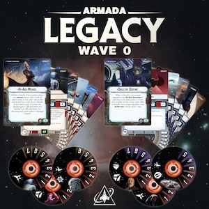 Armada Legacy - Expansão Wave 0 - Cartões e Discos (Compatível com Star Wars Armada)
