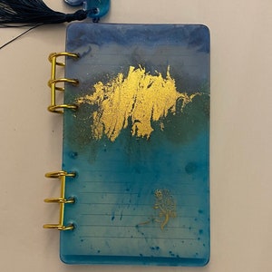 Turquoise resin journal