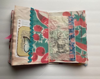 Retro style Handmade junk journal ( free shipping)