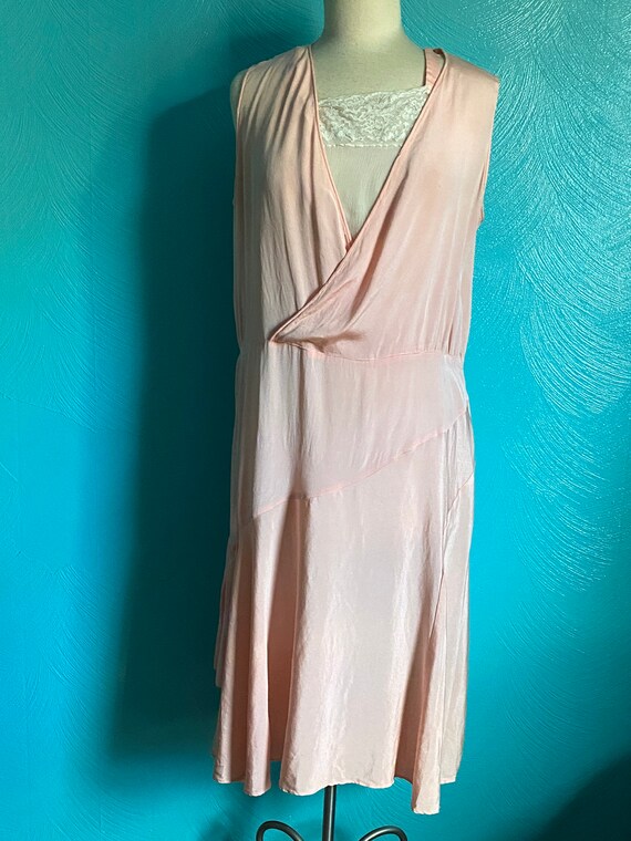 Vintage Pink 1920 dress size medium