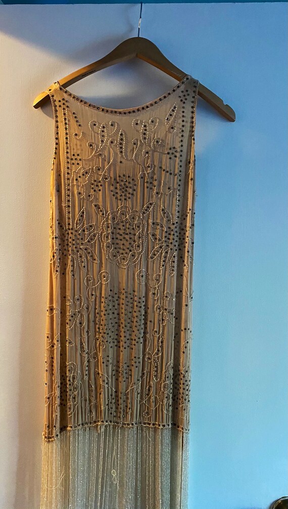 Beaded flapper dress xs
