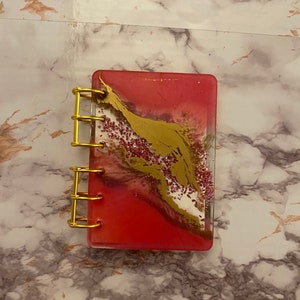 Handmade resin journal ,sketchbook , notebook ( free shipping)
