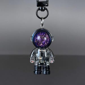 Astronaut Pendant | Handcrafted Miniature Sculpture - Resin Keychain and Art Piece