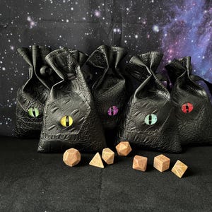 DND Handbag| Dragon Eye Dice Bag| Synthetic Leather Bag| Hand-made Wrapping Gift