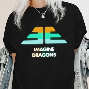 Imagine Dragons Ballerina Black T Shirt New Official Band Merch 