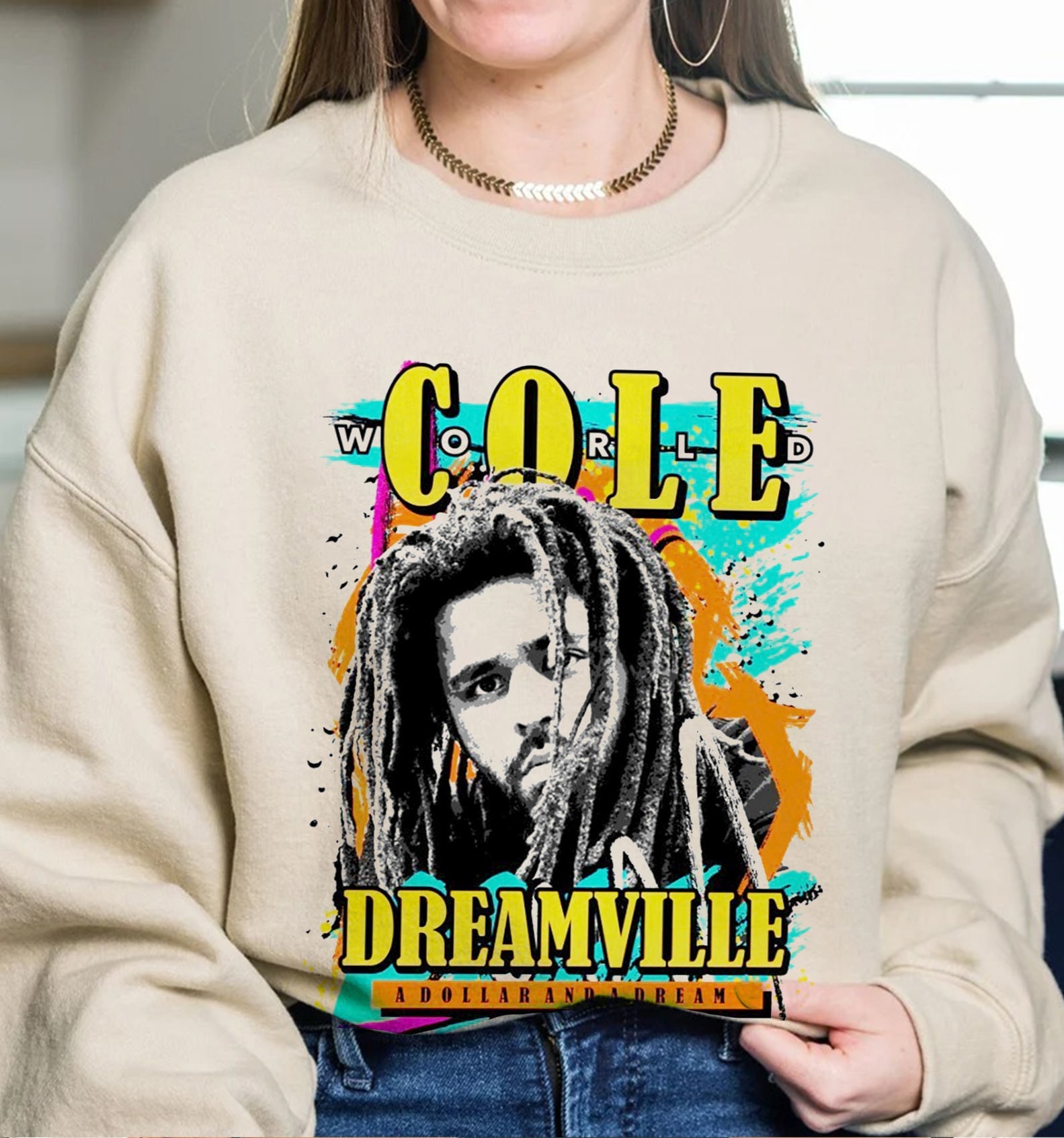 Dreamville sweater j cole sale