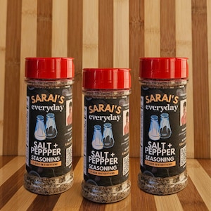 3 Pack Salt and Pepper Seasoning Set | (3) 5 oz. Bottles