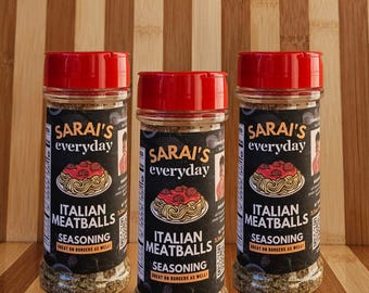 3 Pack Italian Meatballs Seasoning Set | (3) 5 oz. Bottles