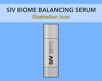 SIV Biome Balancing Serum Icon | Digital Illustration PNG Download