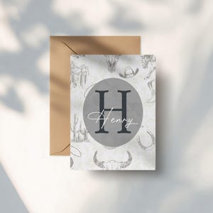 Simple Card & Brown Envelope Mockup, Minimal Stationery Mockup, Wedding Invite Mockup, Greeting Card Mockup, PSD JPG Photoshop Smart Object image 2
