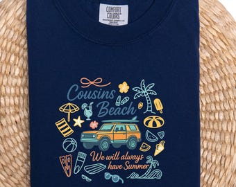 Cousins Beach Comfort Colors T-Shirt: Summer I Turned Pretty Tee