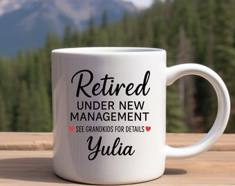 Taza personalizada de jubilación: regalo de amistad a distancia