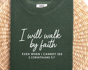 Faith Shirt: Religious Gift, Christian Bible Verse T-Shirt