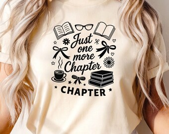 Comfort Colors Reader Shirt: Floral Bookish Design