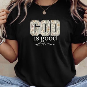 God is Good Christian Shirt: Comfort Colors Bible Verse Tee