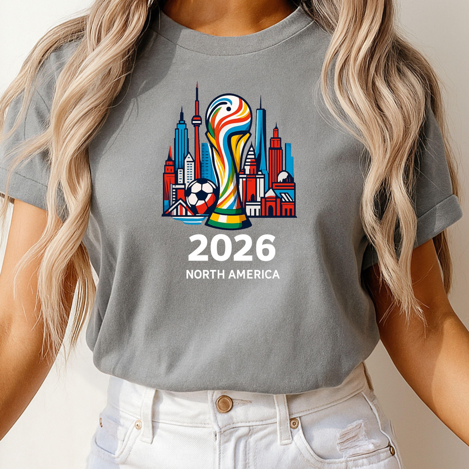 World Cup 2026 Shirt USA Canada Mexico Soccer T Shirt Football Fan Il Koti 