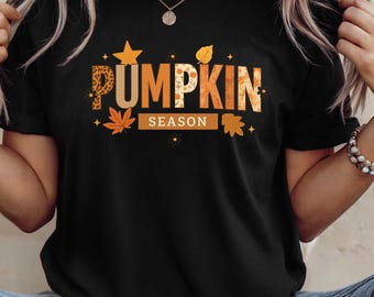 Comfort Colors Pumpkin Season T-Shirt: Cozy Fall Graphic Tee