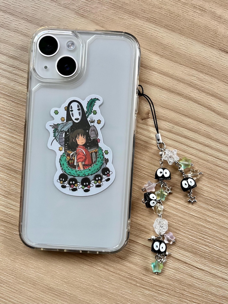 Studio Ghibli phonecharm spirited away - anime keychain Trendy Cottagecore Fairycore Aesthetic shoujo Birthday Gift for Her bild 4
