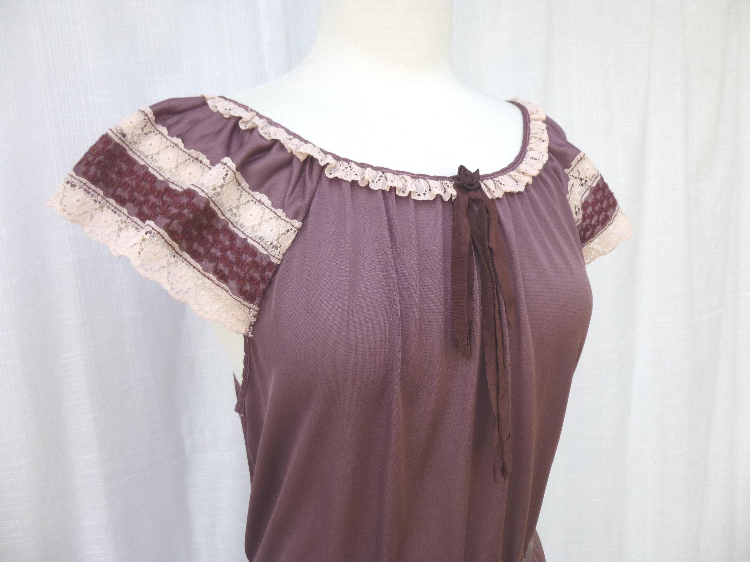 Victorian Nightgown and Cap - Etsy
