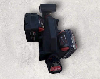 Milwaukee M18/M12 Battery Caddy: Portable Tool Organizer, 6-Battery Capacity