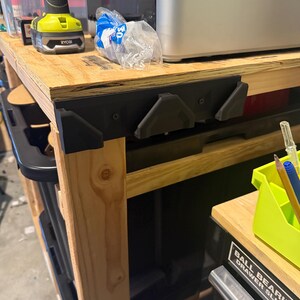 Ryobi Accessory Mount System + Bin – 1 Rail & 1 Bin