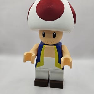 Toad Lego-Inspired Figure - Super Mario Bros image 1