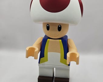 Toad Lego-Inspired Figure - Super Mario Bros