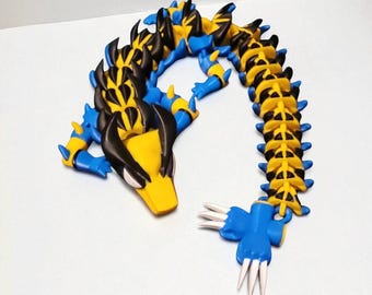 Captain America Articulated Dragon Figurine